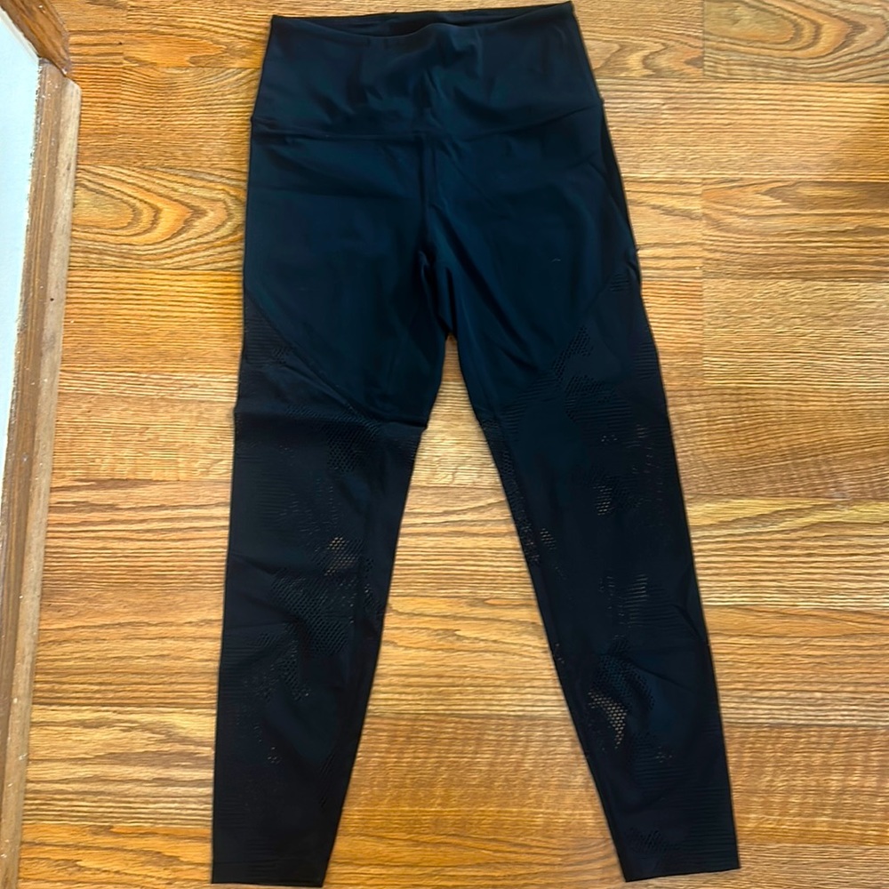 Black luxe camo leggings